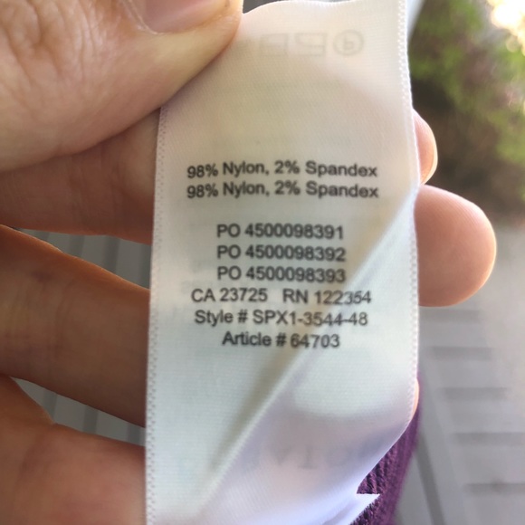 Aritzia Babaton Purple Ribbed Tube Top - Picture 6 of 7